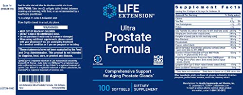 Life Extension Ultra Prostate Formula, 60 Softgels