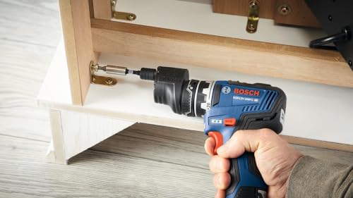 BOSCH GSR12V-300FCB22 12V Max EC Brushless Flexiclick 5-In-1 Drill/Driver System with (2) 2 Ah Batteries