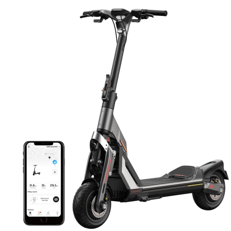 Segway Ninebot Electric KickScooter GT1, Powerful Performance, Max Speed 25km/h & 70km Range, 11-inch Tires, Suitable for Ages 14-60, Black