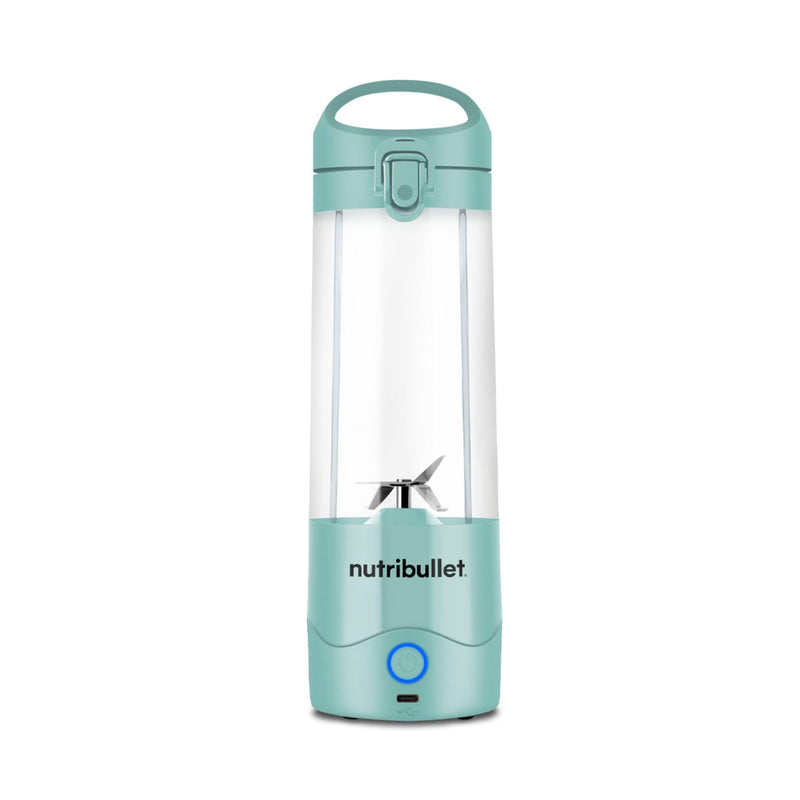 nutribullet Portable Blender, BPA-Free Rechargeable Smoothie Blender with USB-C Charger, Mixes Protein Shakes and More, 590ml Capacity, Eggshell Blue