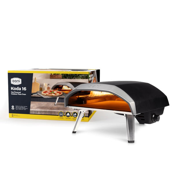 Ooni Koda 16 Gas Pizza Oven – 28mbar Outdoor Propane Pizza Oven - Portable Pizza Oven For Authentic Stone Baked 16 Inch Pizzas – Ideal for Any Outdoor Cooking Enthusiast - Countertop Pizza Oven…