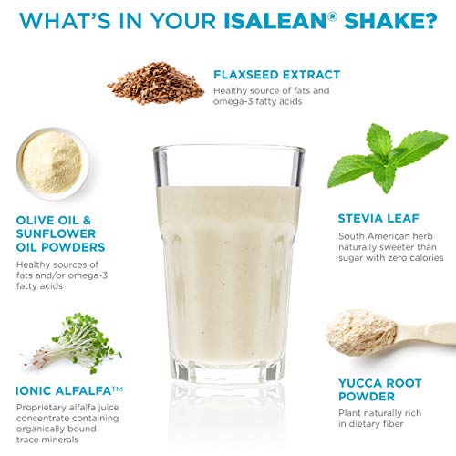 Isagenix IsaLean Shake - Complete Superfood Meal Replacement Drink Mix for Healthy Weight Loss and Lean Muscle Growth - 826 Grams - 14 Meal Packets (Creamy French Vanilla Flavor)