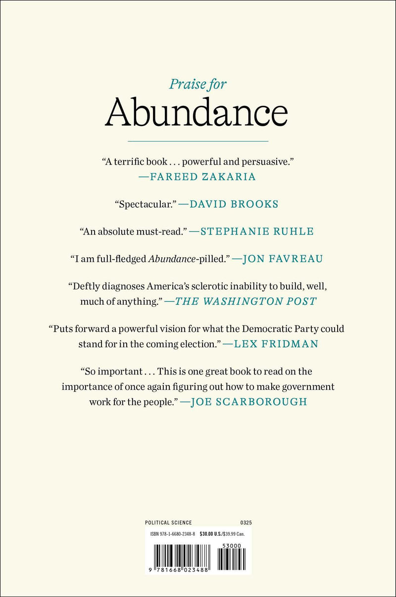 Abundance: What Progress Takes