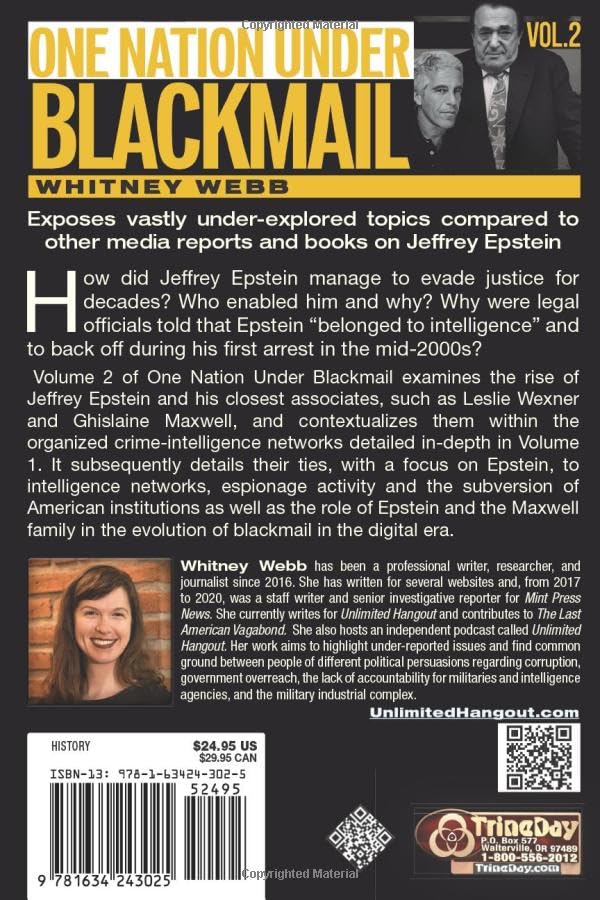 One Nation Under Blackmail - Vol. 2: The Sordid Union Between Intelligence and Organized Crime That Gave Rise to Jeffrey Epstein Vol. 2 Volume 2