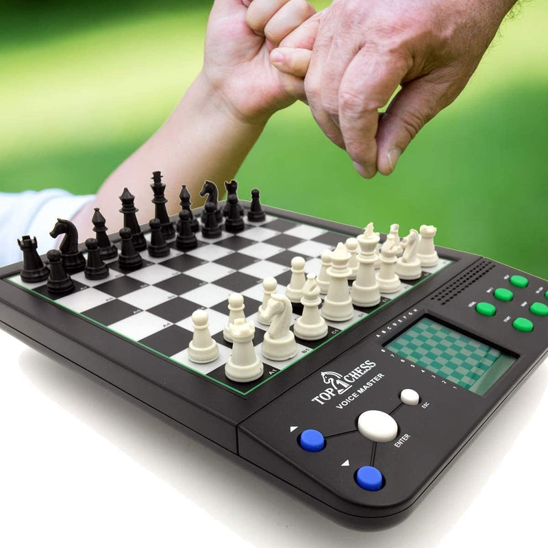 Top 1 Chess Set Board Game, Voice Chess Academy Classical Game, 8 In1 Computer Voice Teaching System, Teaching Chess Strategy for Chess Lovers