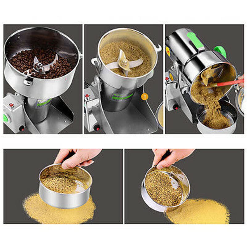 RUNAAJA 3200W 1000g Electric Coffee Mill Grain Grinder Beans Spices Cereal Herb Nuts Corn Soybean Wheat Grinding Machine