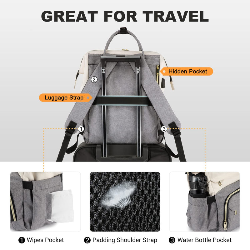 LOVEVOOK Laptop Backpack for Women Travel Business Work Computer Bag Purse Daypack