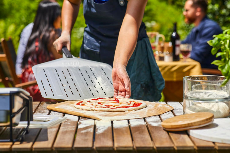 Ooni 16" Bamboo Pizza Peel – Lightweight Smooth Wooden Pizza Paddle and Serving Board – Ooni Outdoor Pizza Oven Accessories