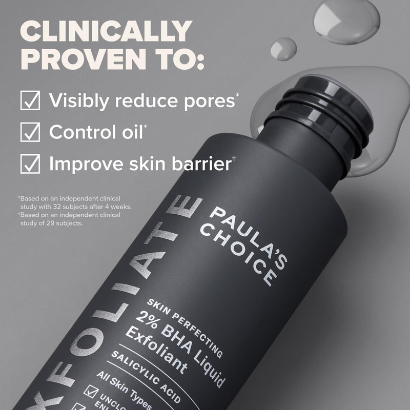 Paulas Choice-SKIN PERFECTING 2% BHA Liquid Salicylic Acid Exfoliant-Facial Exfoliant for Blackheads, Enlarged Pores, Wrinkles & Fine Lines, 118 mL