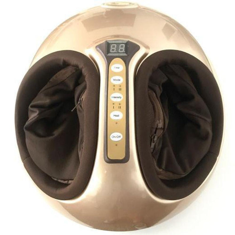 Foot Massager Machine Gold 3D Shiatsu Heat Kneading Pressing Relax Home Massage