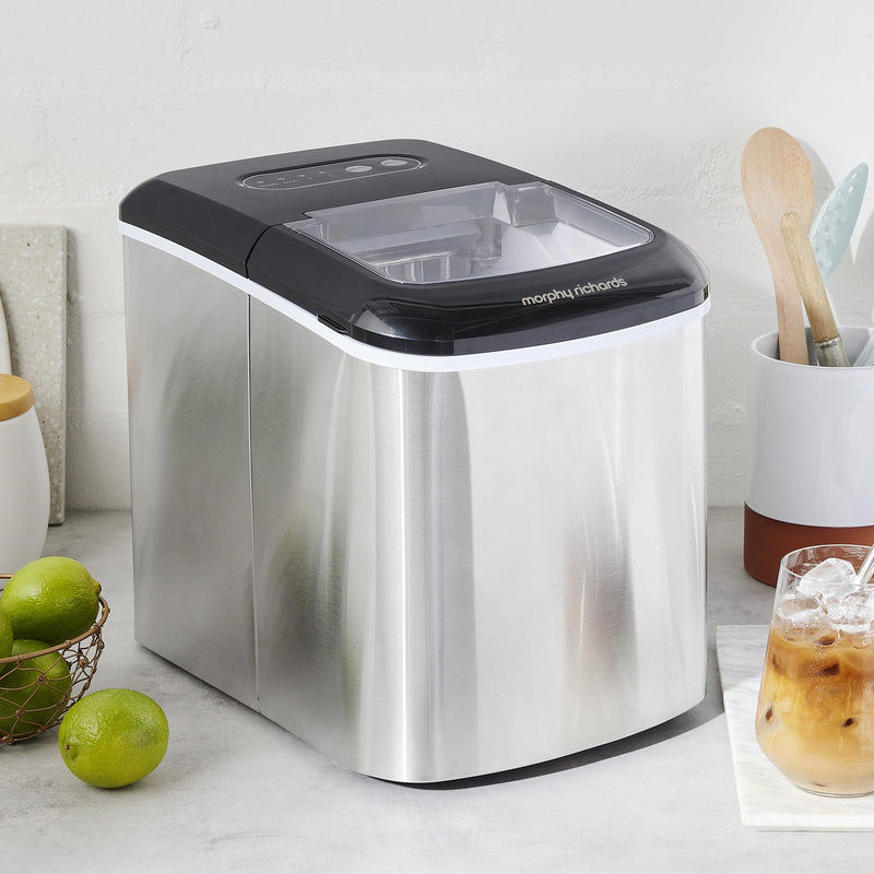 Morphy Richards 15kg Ice Maker in Stainless Steel