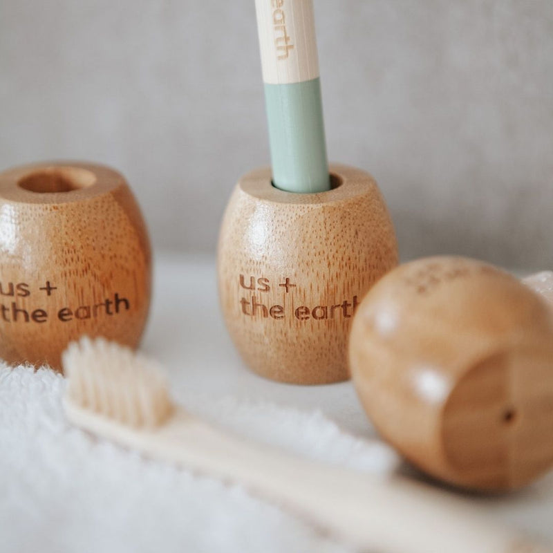 Eco-friendly Bamboo Toothbrush Travel Set