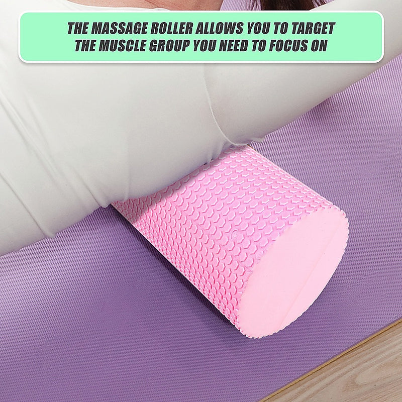 45 x 15cm Physio Yoga Pilates Foam Roller