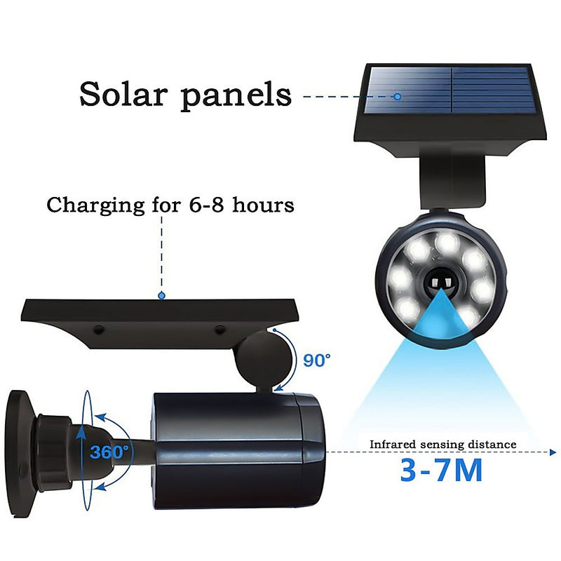 Solar LED Spotlight Motion Activated Security Light